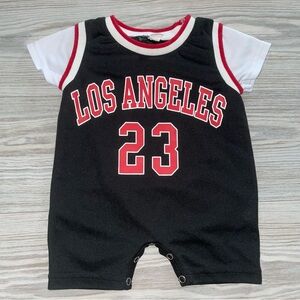 ⭐Los Angeles 23 Jersey Romper 3–6M⭐